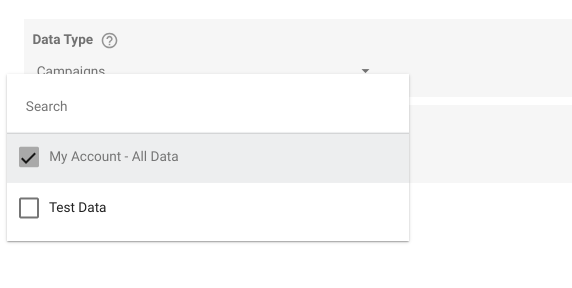 Mailchimp Connector Select View