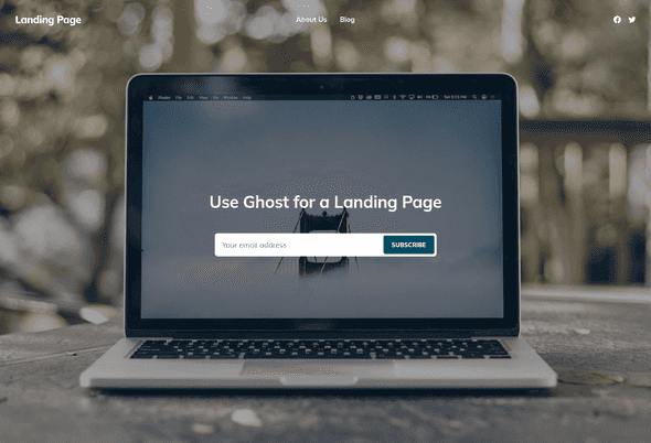 Ghost Landing Page Final