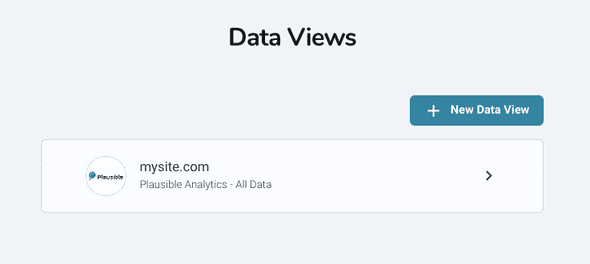 Plausible data views