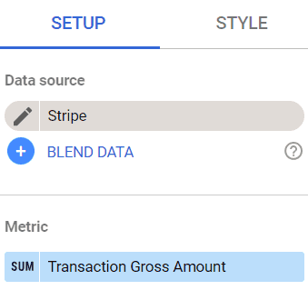 Looker Studio Stripe Transaction Amount