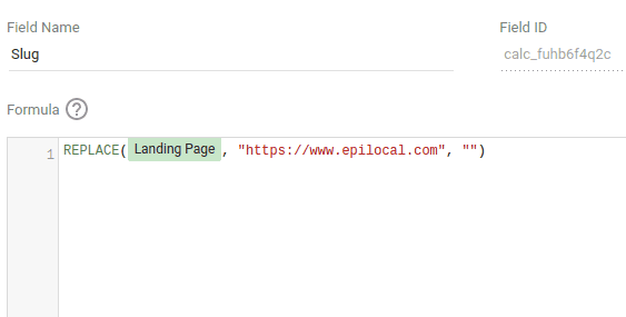 Custom Looker Studio Field to Create Slug from URL