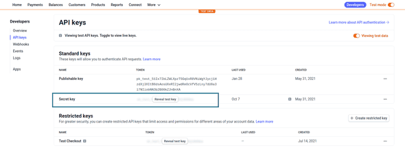 Stripe API Key