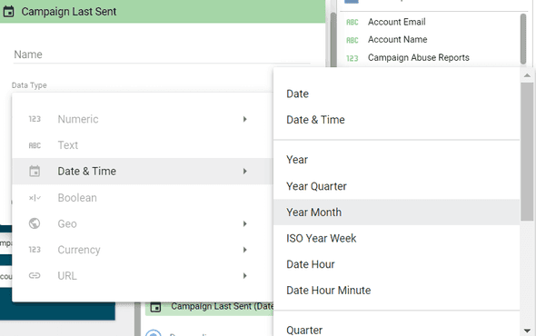 Looker Studio Date Year Month