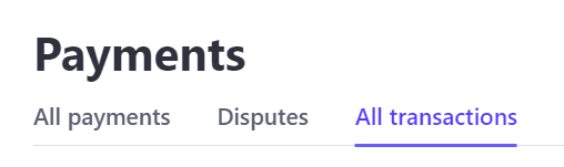 Stripe Transactions